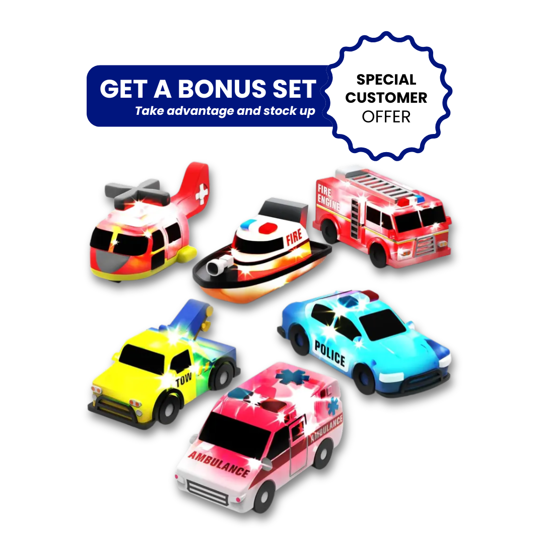 (BONUS) Light Up Bath Toys (6 Pack)