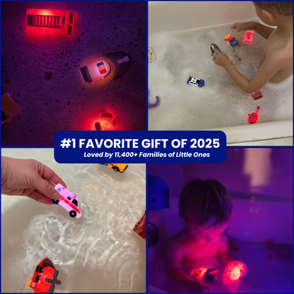 (BONUS) Light Up Bath Toys (6 Pack)