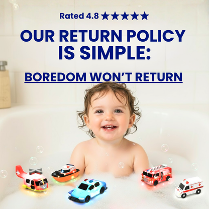 Light Up Bath Toys (6 Pack)